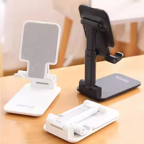 Desktop Foldable Phone Holder Lazy Live Tablet Stand For iPhone17-12 Samsung Xiaomi Galaxy Tab iPad 