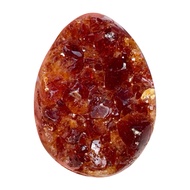 全拋光黃水晶蛋 恐龍蛋晶洞 6.7 x 4.9 x 5 61號 218g 6.7 x 4.9 x 5 cm