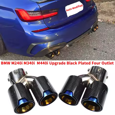For BMW M440i M340i G42 M240i Muffler Tail Pipe G20 G21 G23 2020+ Upgrade M Performance Four Outlet 