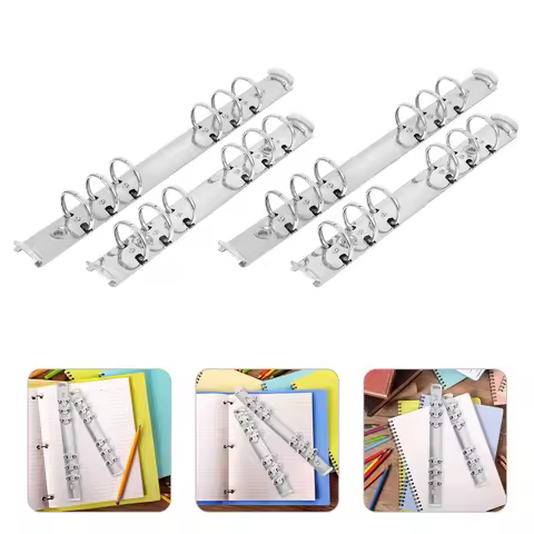 4Pcs Segmented Binder Core Loose Leaf Creative Scrapbook Office School Stationery Supplies Loose Lea