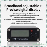 [BaoblazecbMY] 0.5W FM Transmitter with 2000M Distance, Frequency Modulation Emitter for Supermarket