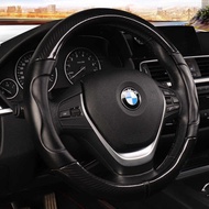 Mitsubishi L300 Car Steering Wheel Cover Genuine Lambskin Carbon Steering Wheel Genuine Leather