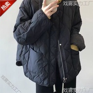 Women's Light White Duck Down Winter Jacket