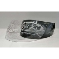 Helmet Visor​Knock​ Avex​ Clear Color​ Black