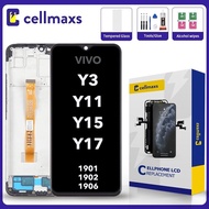 For VIVO Y3 Y3s Y11 Y12 Y15 Y17 1901 1902 1906  V1901A V1901T LCD Touch Screen Replacement With Fram