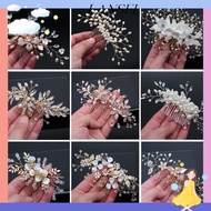 LA Bridesmaid Hairpins Handmade Hair Accessories Crystal Peals Hair Ornaments
