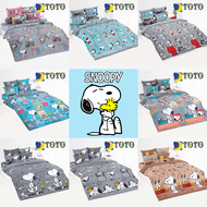 TOTO ผ้านวม 60 x 97 นิ้ว (ไม่รวมชุดผ้าปูที่นอน) สนูปี้ Snoopy (เลือกสินค้าที่ตัวเลือก) #โตโต้ ชุดเครื่องนอน ผ้าห่มนวม ผ้าห่ม สนูปปี้ พีนัทส์ Peanuts