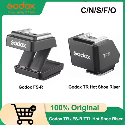 Godox TR Hot Shoe Riser for iT30Pro iT20 iT22 iM20 iM30 Flash, Godox FS-R Foldable Hot Shoe Riser fo