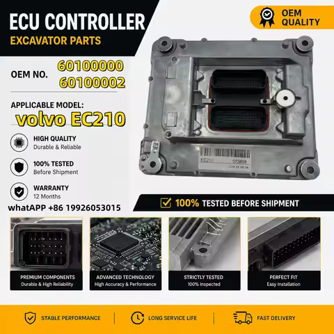 Excavator Parts 60100000 60100002 Computer Board ECU ECM for volvo EC210 EC290 Excavator D6E D6D Eng