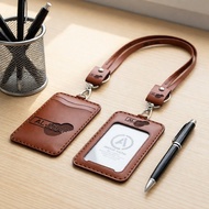 2-Layer Genuine Leather ID Card Holder ELEGAN & Durable Leather ID Card Holder | Leather Id Card Hol