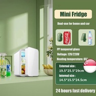 SG [READY STOCK] Mini Refrigerator Kitchen Fridge Small Refrigerator Car Refrigerator Kitchen Appliances Portable