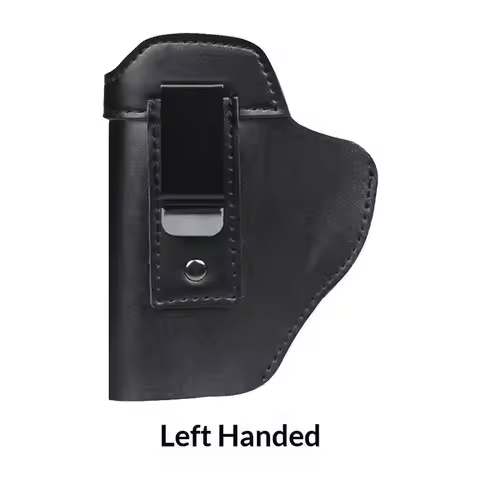 Ultra-concealed Tactical PU Leather Gun Pouch Lightweight Fit G17 G19 G23 M92 EDC Hunting Gun Access