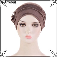 ARREBUL Turban Hats Comfort Scarf Cap  Cancer Chemo Beanies Cap