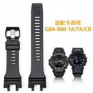 Suitable for GSHOCK Casio GBA-900-1A/7A/CB Strap Resin Silicone Watch Strap Accessories Replacement 