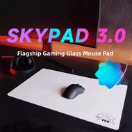 ☾ARRANGE☽ Skypad3.0 Tempered Glass Gaming Mousepad Smooth for FPS Games Csgo Apex Esports Computer