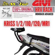 KRISS110 MR1 KRISS120 KRISS100 FL KRISS 1 2 110 GIVI HRV HEAVY DUTY MONORACK MONO RACK J TAPAK BOX KOTAK TOP CASE B32N