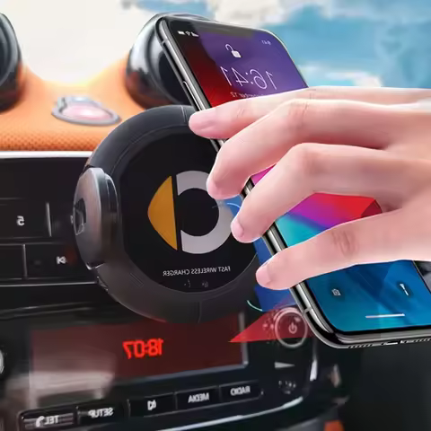 For Mercedes Benz Smart's New 453 451 Wireless Charger, Car Phone Holder for Automatic Wireless Char