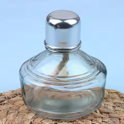 100ML Alcohol Lamp Transparent Glass Alcohol Lamp Burner Chemical Wax Type Alcohol Light Heating Gla
