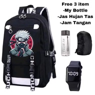 Kakashi bag - naruto anime bag - kakashi sharingan bag - anime school bag