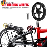 Instinct Mi.Xim Aluminum Alloy Easy Wheel w/ M6 Bolt for Brompton Folding Bike Rear Rack