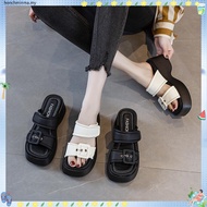 NYC Kasut Perempuan Casey Slip-On  Wedges Sandal -N72413-TF02SV-52-BEIGE