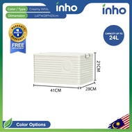 INHO L41-90cm (24-284 Litre) Collapsible Multifunction Movable Storage Box With Bottom Pulley