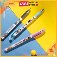 (Hộp 12 Cây) Bút bi nước học sinh Deli mực gel - One Piece - CG13
