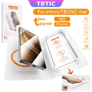 TBTIC Privacy Tempered Glass Screen Protector For Infinix Nove 9SE Smart9 Hot50i NOTE50PRO+ Hot 60 P