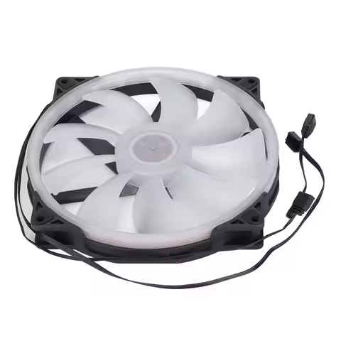 200mm Case Fan Large Air Volume Silent Low Noise ARGB Light Synchronization Hydraulic Bearing Comput