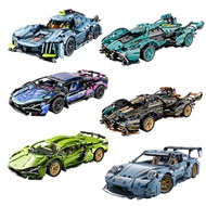 Independent Brand Product CPSIA STEM Toy 975pcs  1:14 Bricks Race Car Assembly Set Creative Remote C