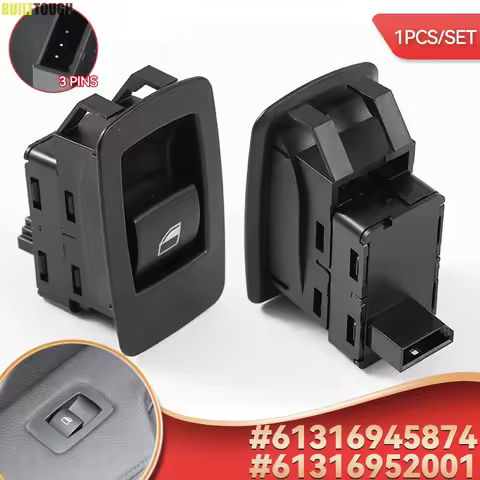 3 pins 61316945874 Power Window Lifter Switch Passenger Side Fit For BMW E71 E72 E83 E90 E91 316i 31