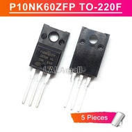 5pcs P10NK60ZFP TO-220F STP10NK60ZFP TO220F 10A/600V N-channel MOSFET Transistor new original