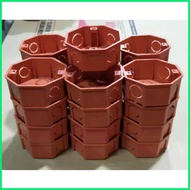 ✎ ๑ DREAM  25pcs. PVC JUNCTION BOX with SCREW or 25 pcs. JUNCTION COVER GOLDEN EAGLE BRAND