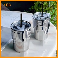 500ml Glass Cup with Lid & Straw 500ml Glass Cup with Lid & Heat Resistant Suction