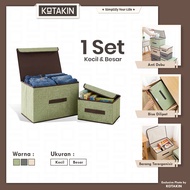 KOTAKIN 1 Set Box Multipurpose Storage Organizer Children's Toy Storage Box Cupboard