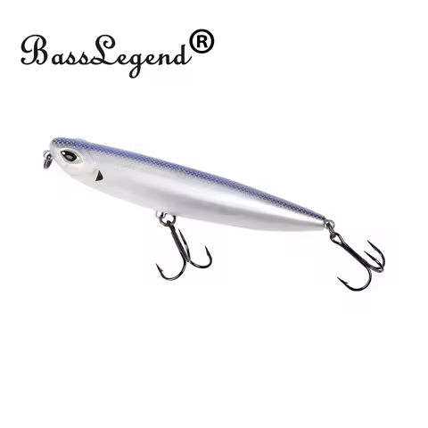 BassLegend Fishing Topwater Lure Surface Walk The Dog Sparrow Wobbler Stick Bait WTD Floating Stickb