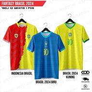 Brazil JERSEY FREE NAME AND BACK NUMBER Brazil/