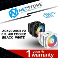 DEEPCOOL AG620 ARGB V2 AIR COOLER - (BLACK l WHITE)