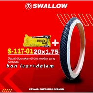 20 x 1.75 SWALLOW bicycle inner tube suitable for all 20in bicycles tayar basikal 20 x 1.75 tiub bas