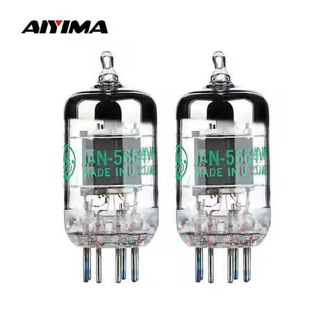 AIYIMA 1 Pair GE 5654W Vacuum Tubes Valve Vacuum Electronic Tube Upgrade For 6J1 6m1 6AK5 6J1P EF95 