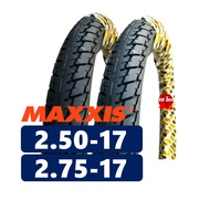 ยางนอกขอบ17 MAXXIS เเม็กซิส แก้มสูง ขนาด 250-17 275-17 มีตัวเลือกแพ็คคู่พร้อมยางใน IRC