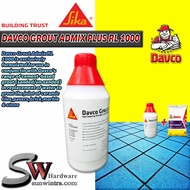 SIKA 1Litre Davco RL1000 Grout Admix Plus - High Bonding Strength Latex Additive For Grouting