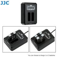 JJC Bộ sạc pin CB-2LH Khe cắm USB kép cho Canon NB-13L NB13L Tương thích với Máy ảnh Canon PowerShot