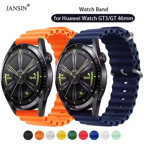 Ocean Strap for Huawei Watch GT3 GT 46mm Silicone Band Correa for Huawei Watch GT 3 Runner 46mm Wris