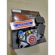 Brembo rear caliper 2p Brembo rear disc caliper 2p grey import