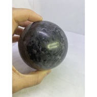 D2717 Natural Raw Ore/Gray Long Lime Ball Size Approximately Diameter 77.5mm Weight: 695g