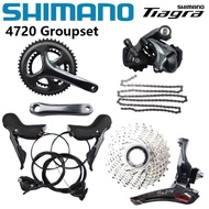 Shimano Tiagra 4720 Full Groupset For Road Bike 2x10s Groupset Hg500-10 Cassette 165mm/170mm/175mm C