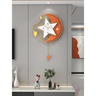 jam dinding besar jam dinding aesthetic Living Room Home Decoration Creative Influencer Clock