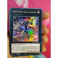 [Yugioh Bien Hoa Store] 1 card DOOD-EN043 D/D/D Wise King Solomon : Super Rare 1st
