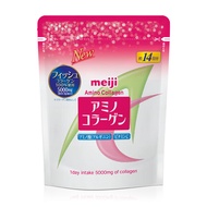 ของแท้ 100% คอลลาเจนขายดีจากญี่ปุ่น Meiji Amino Collagen 98 G. (Sachet) / เมจิ อะมิโนคอลลาเจน 98 กรัม (ถุง)